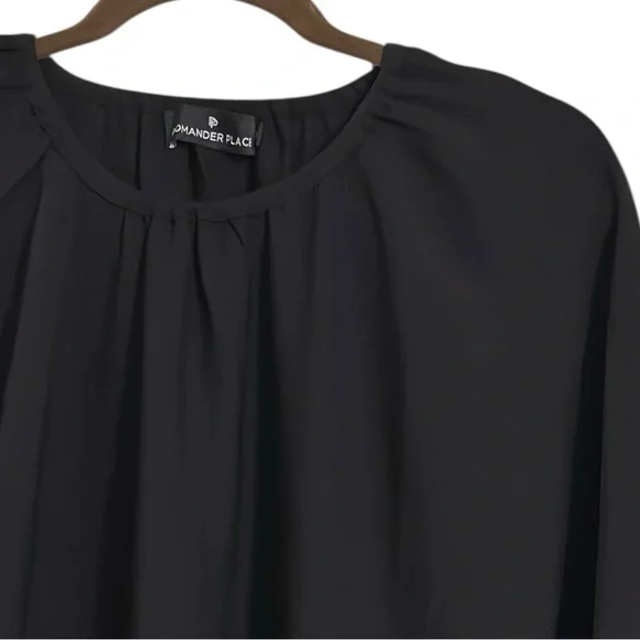 Pomander Place Tuckernuck Black Eliza Dress XS Casual Pockets - Picture 6 of 11